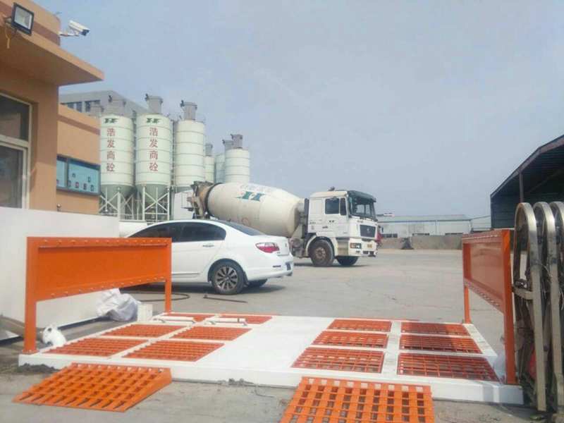 乙炔存放厢-青岛浩发混凝土机械安装工程洗车...